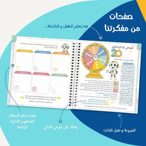 مفكرة رحلة لبيب لعالمه السعيد