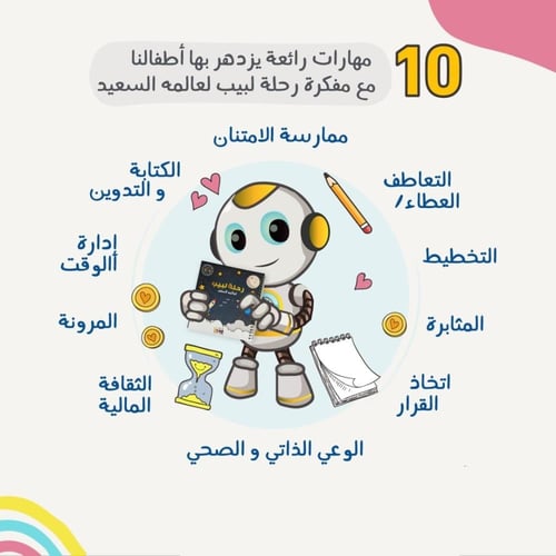 مفكرة رحلة لبيب لعالمه السعيد