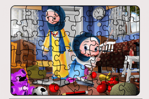 Video Puzzle للبنات - لعبة تعليمية