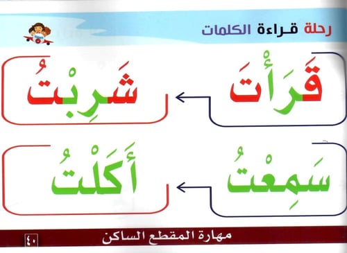 رحلة قراءة الكلمات