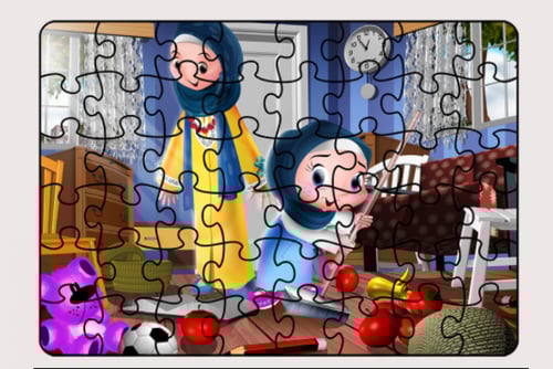 Video Puzzle للبنات - لعبة تعليمية