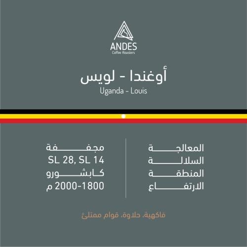 محمصة أنديز - أوغندا لويس 250g