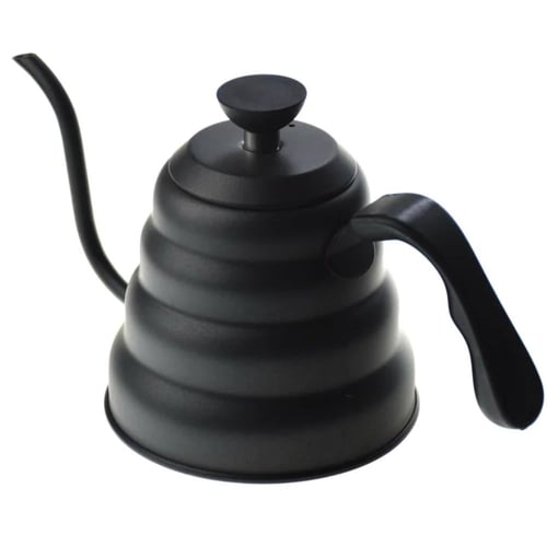 ابريق ترشيح ستانلس ستيل , أسود 1200 مل