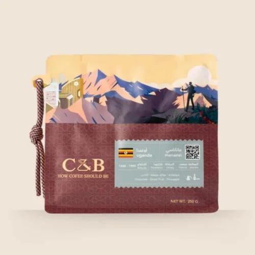 محمصة C&B - أوغندا ماناناسي , مجففة 250g