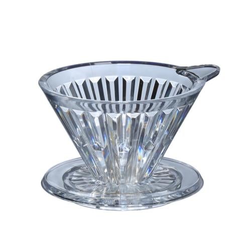 قمع تقطير V60 شفاف , مقاس 00