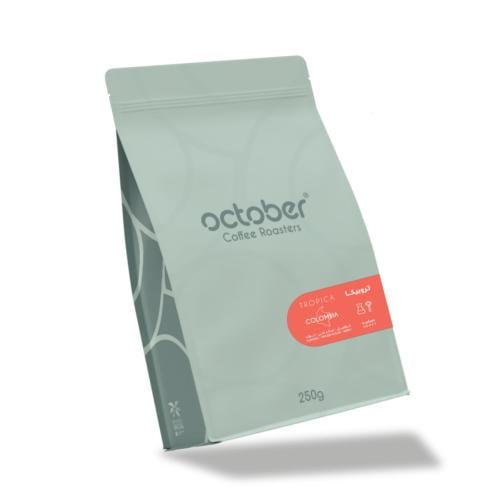 محمصة اكتوبر - كولومبيا تروبيكا , عسلية 250g