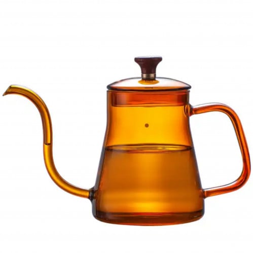 ابريق ترشيح زجاجي 600 مل , كهرمان | PourOver Coffe...