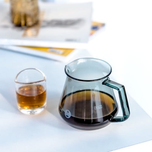 اناء تحضير زجاجي من تايمور أسود 360مل