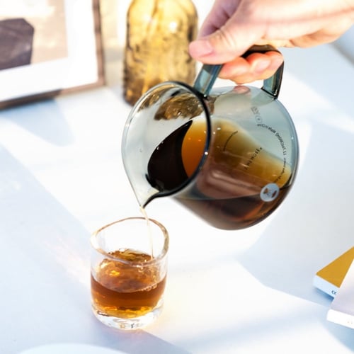 اناء تحضير زجاجي من تايمور أسود 600مل