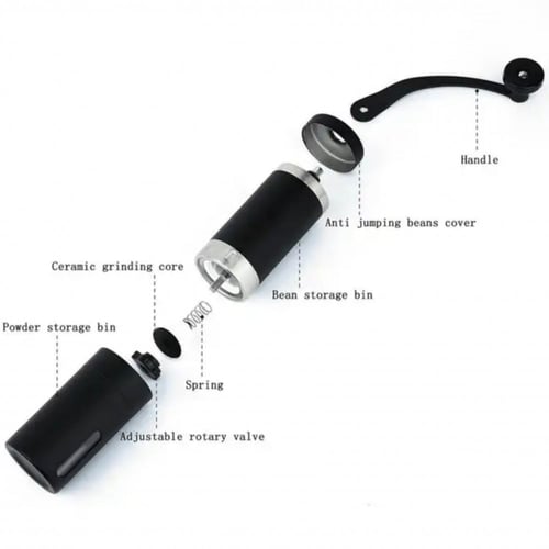 طاحونة القهوة اليدوية | Manual Grinder Ceramic Bur...