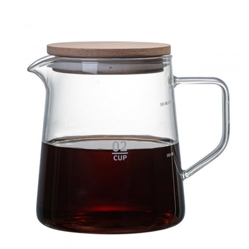 سيرفر قهوة V60 زجاجي - مقاس 02