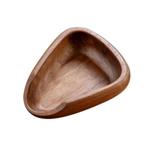 صحن جرعات حبوب القهوة الخشبي