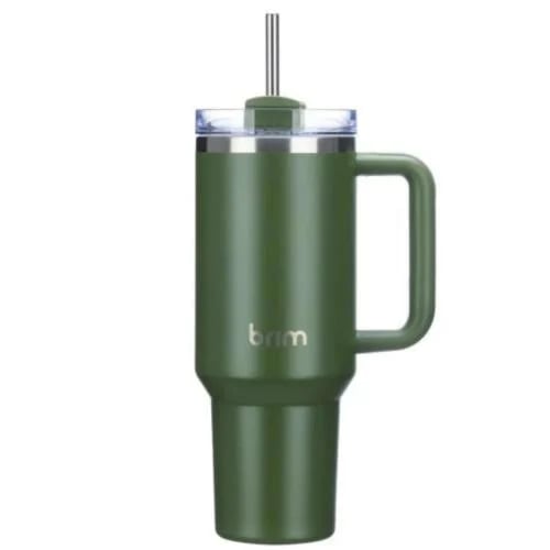 كوب الرحلات من بريم 40 أونص, أخضر | brim Forest Gr...