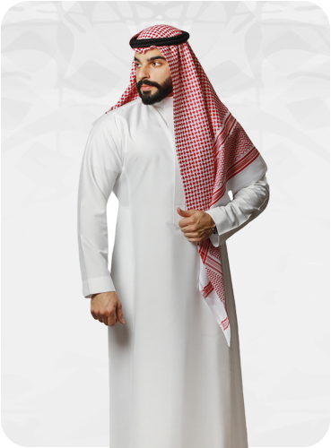 ثوب سعودى رجالي سحاب