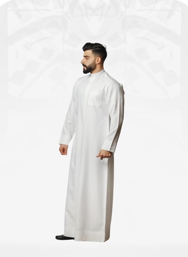 دشداشة كويتى سحاب رجالي