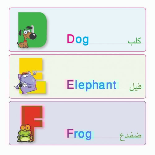 الحروف الإنجليزية