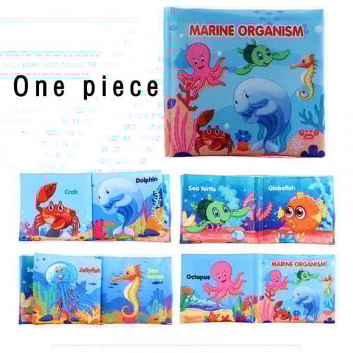 كتاب قماشي - المخلوقات البحرية