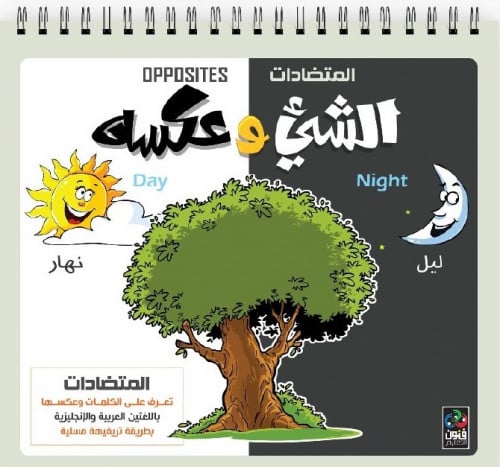 كتاب الشيء وعكسه للأطفال - الجزء الأول