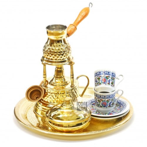 طقم سبرتاية مع فنجانين عثمانية