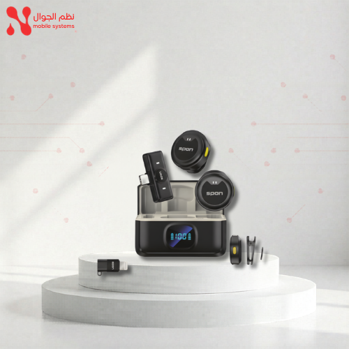 ميكروفون 2*1 ايفون وتايب سي سبون