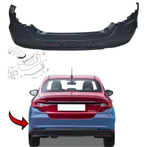 Rear bumper neon agency