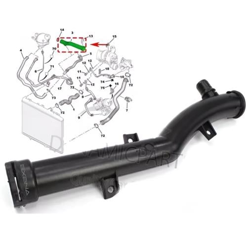 ماصورة رديتر بيجو بارتنر خاص بشركة اكسبنا