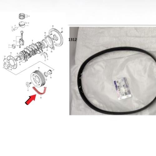 سير طرمبة موية ديزاير + بالينو 2020 -2025 اصلي
