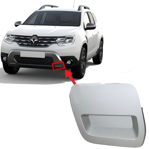 غطاء ديكور صدام داستر امامي يسار فضي 2018-2022