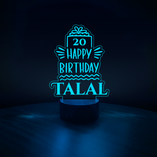 قاعدة مضيئة - يوم ميلاد