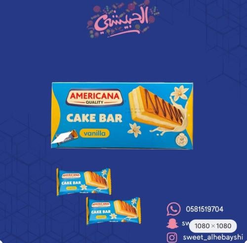مانشي كيك بار فانيليا (12 حبه)