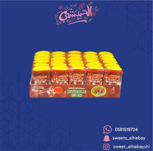 حلاوه لبان بنكهة الكولا ( 30 حبه )