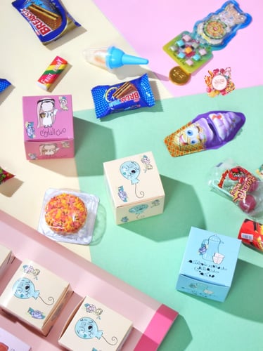 علب توزيعات العيدفارغة ( 18حبه )