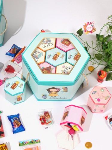 علب توزيعات العيدفارغة(14حبه)(من الفايزين)