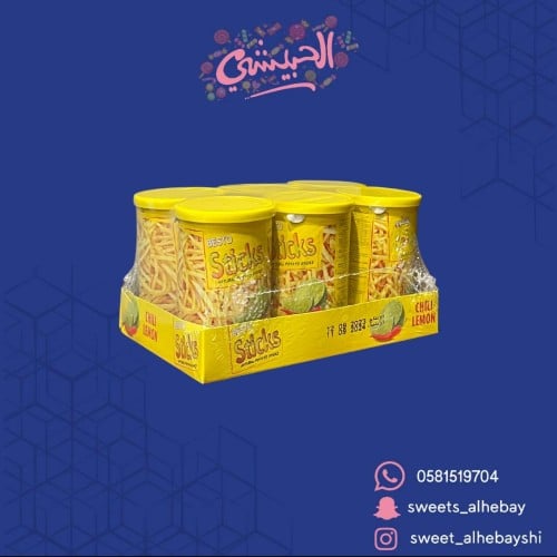 عيدان ستيكس فلفل ليمون ( 6 علب )