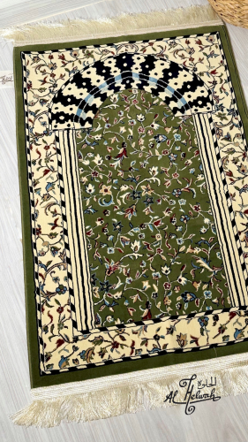 سجادة المحراب (أخضر) سماكة 8 ملم 70*110