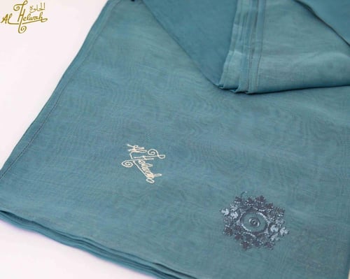 شيلة/طرحة بوال ياباني تطريز كامل مفرد 2م90xسم