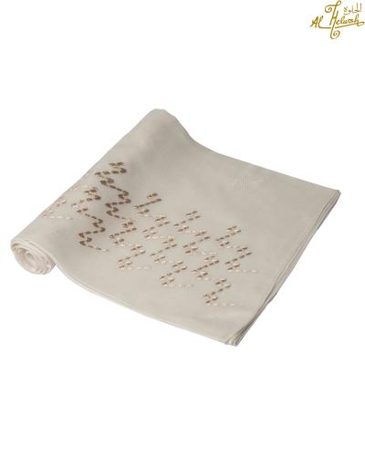 شيلة/طرحة بوال ياباني مطرزة جنب مفرد 2م55xسم