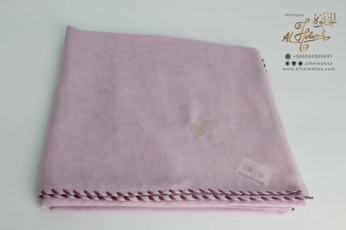 شيلة/طرحة بوال لقطة يدوي دبل 2م55xسم