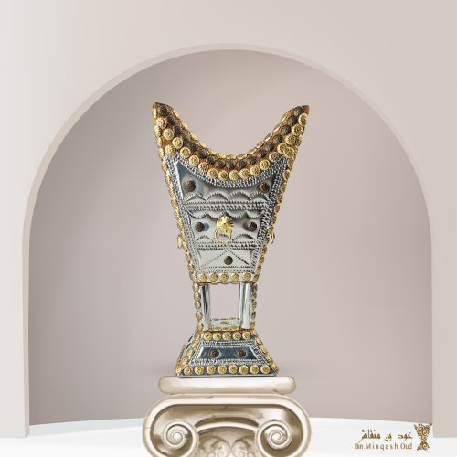 مبخرة A2 فضي من عود بن منقاش