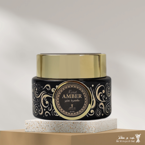 بخور كسرة عنبر من عود بن منقاش