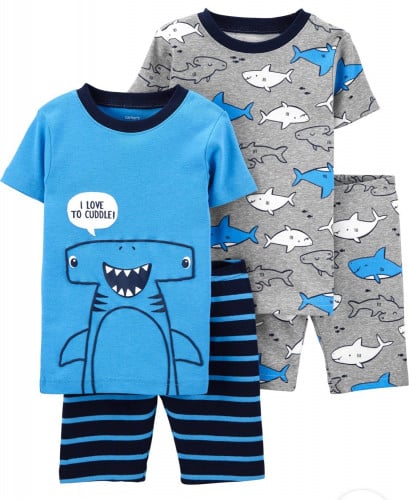 بجامة قطنيه من 4 قطع Carter's