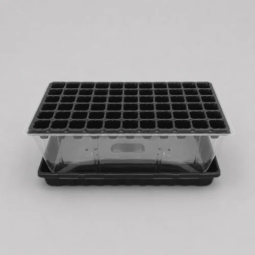 Plastic Seedling Tray with Transparent Lid and Dra...