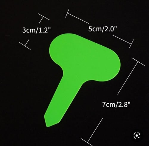 100 قطعة علامات تعريفية لتسمية النبات