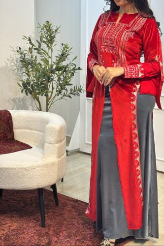 فستان تطريز جنوبي