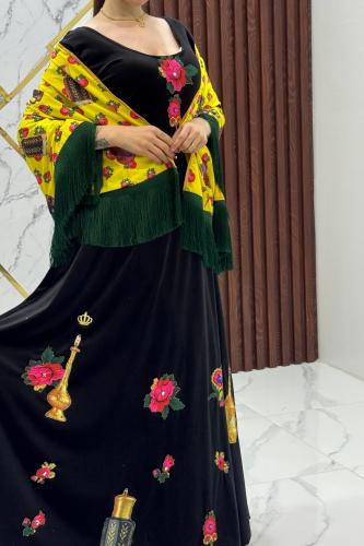 جلابية مع الوشاح