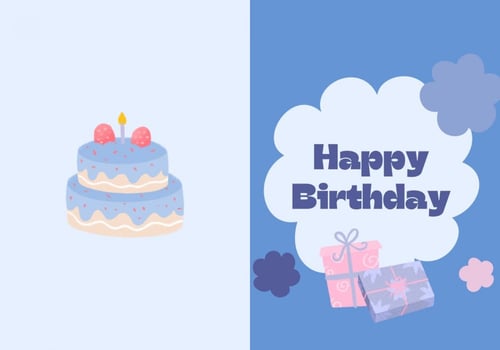 كارد يوم الميلاد