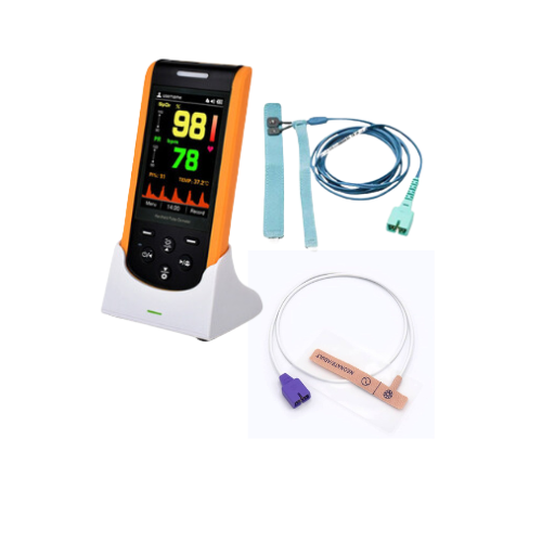 جهاز قياس نسبة الاكسجين محمول باليد اطفال مع شاحن...