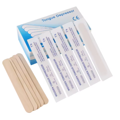 خافض لسان معقم 100 قطعه