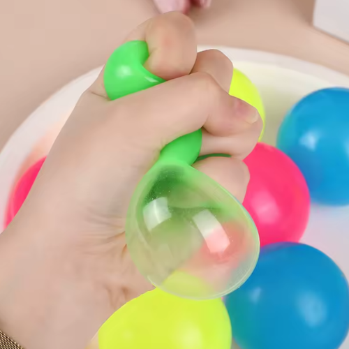 كرات الضغط الحسية المضيئة