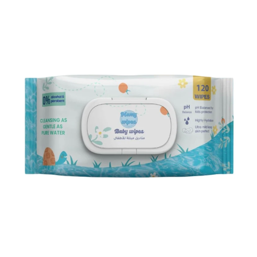 مناديل مامي وايبس للأطفال - مائية بدون كحول